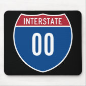 Dubbele Nul Interstate Muismat (Voorkant)