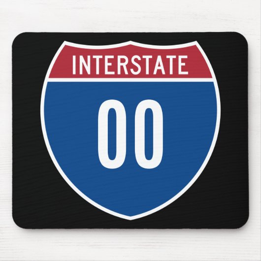 Dubbele Nul Interstate Muismat (Voorkant)