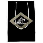 Dubbele oliepompeenheden medium cadeauzakje (Achterkant)