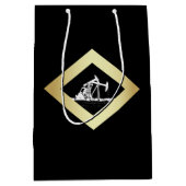 Dubbele oliepompeenheden medium cadeauzakje (Voorkant)