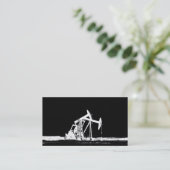 Dubbele oliepompeenheden visitekaartje (Staand voorkant)