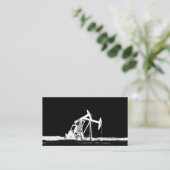 Dubbele oliepompeenheden visitekaartje (Staand voorkant)