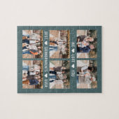 Dubbele onderschriften bewerkbare kleur Aangepaste Legpuzzel (Horizontaal)