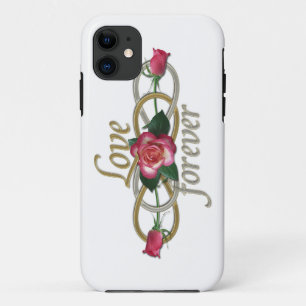 Dubbele oneindige Rozen liefde voor altijd Case-Mate iPhone Case