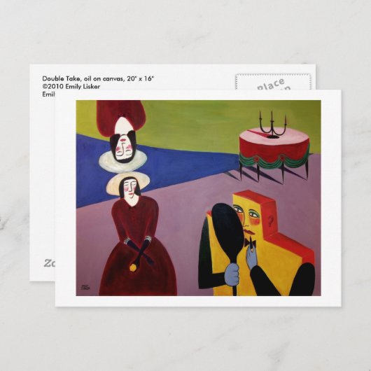 Dubbele opname briefkaart (Voorkant / Achterkant)