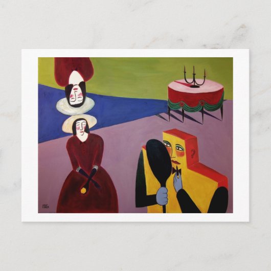 Dubbele opname briefkaart (Voorkant)