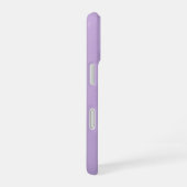 Dubbele Paarse Lavendelbloemen Monogram Aangepaste iPhone 16 Hoesje (Rechterkant)