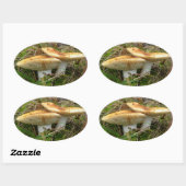 dubbele paddestoel Sticker (Vel)