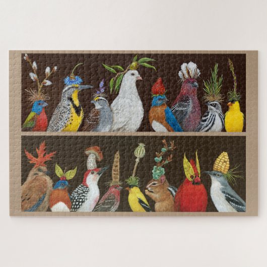 Dubbele partijpuzzel legpuzzel (Horizontaal)