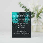 Dubbele partijuitnodiging voor elke gelegenheid kaart (Staand voorkant)