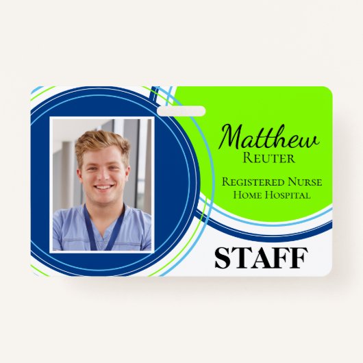 Dubbele persoonlijke ID-kaart voor persoonlijk geb Badge (Voorkant)