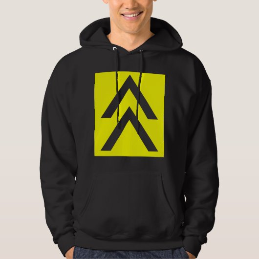 Dubbele pijl hoodie (Voorkant)