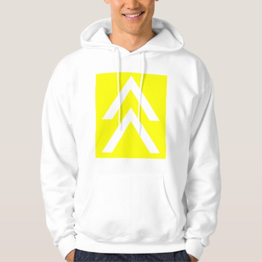 Dubbele pijl hoodie (Voorkant)