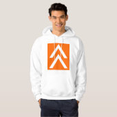 Dubbele pijl hoodie (Voorkant volledig)