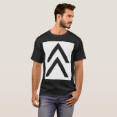 Dubbele pijl t-shirt (Voorkant volledig)