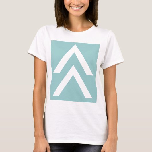 Dubbele pijl t-shirt (Voorkant)
