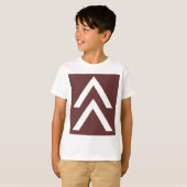 Dubbele pijl t-shirt (Voorkant volledig)