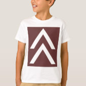 Dubbele pijl t-shirt (Voorkant)