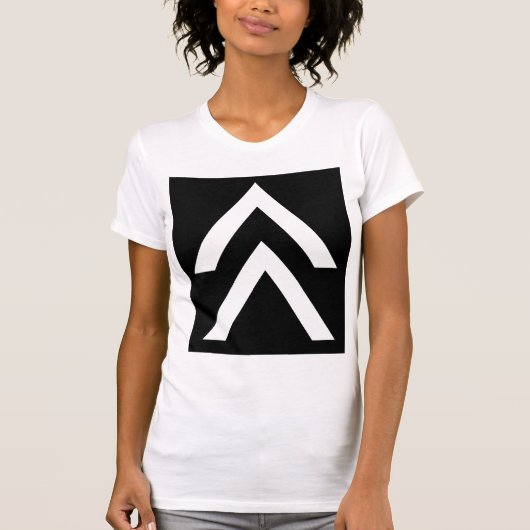 Dubbele pijl t-shirt (Voorkant)