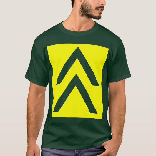 Dubbele pijl t-shirt (Voorkant)