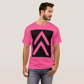 Dubbele pijl t-shirt (Voorkant volledig)