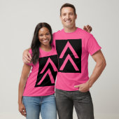 Dubbele pijl t-shirt (Unisex)