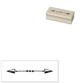 Dubbele pijl tekst verdeler Art Stamp Rubberstempel (Gestempeld)