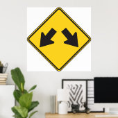 Dubbele pijlstok poster (Thuiskantoor)