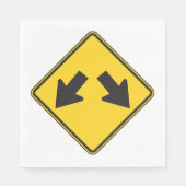 Dubbele pijlstok servet (Voorkant)