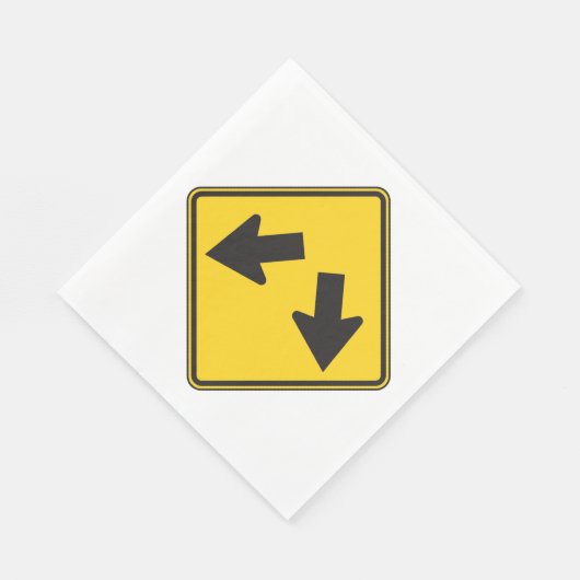 Dubbele pijlstok servet (Hoek)