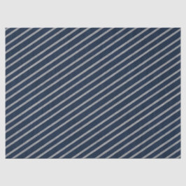 Dubbele Pinstripes Marineblauw Ivoor Weefsel Uitzi Tissuepapier