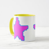 Dubbele Pixel Star-Mok Mok (Voorkant links)