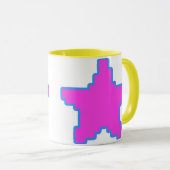 Dubbele Pixel Star-Mok Mok (Voorkant rechts)