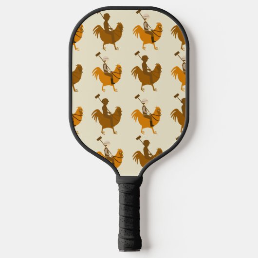 Dubbele Pollo Mode Sport Logo Pattern Pickleball Paddle (Voorkant)