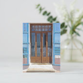 Dubbele portierkaart voor deuren briefkaart (Staand voorkant)