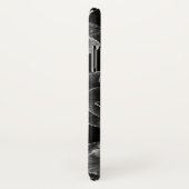 Dubbele Primula Flowers, zwart en wit Case-Mate iPhone Case (Achterkant / rechts)