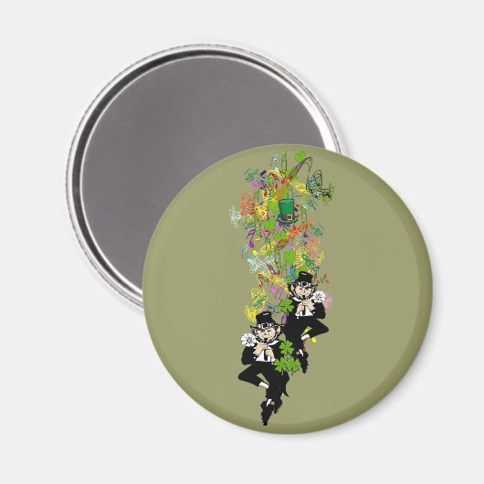 Dubbele probleemloze Ierse tweeling Magneet (Voorkant / Achterkant)