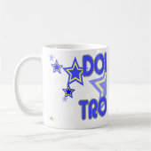 Dubbele Problemen Blauw Gele Sterren Deel 1 Koffiemok (Links)