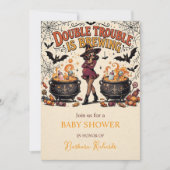 Dubbele problemen brouwen Halloween tweelingen Kaart (Voorkant)