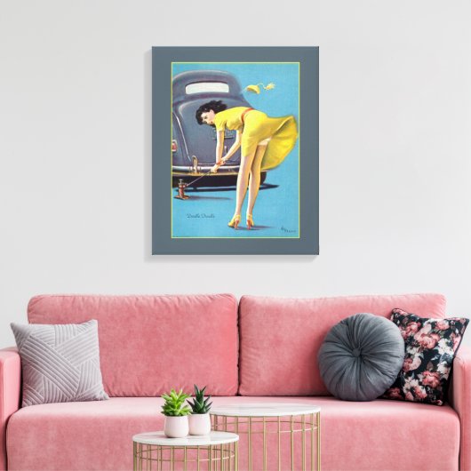 Dubbele problemen canvas afdruk (Insitu (Woonkamer))