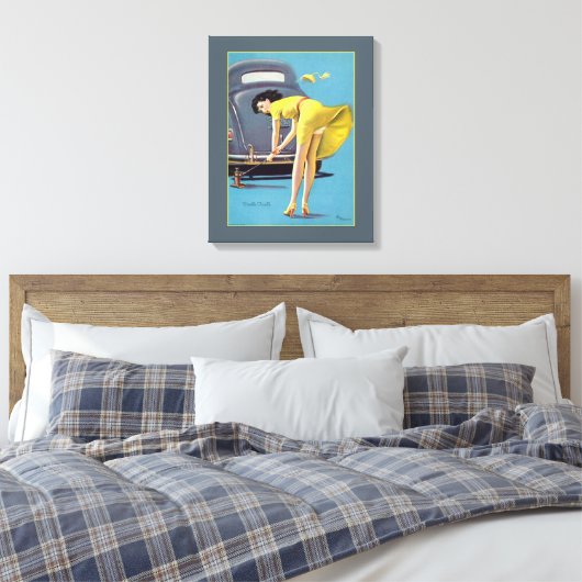 Dubbele problemen canvas afdruk (Insitu (Slaapkamer))