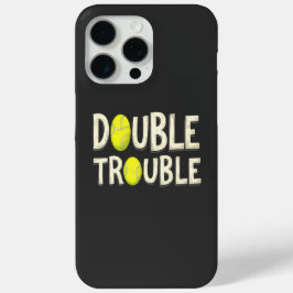 Dubbele Problemen Grappige Tennisballen iPhone 15 Pro Max Hoesje