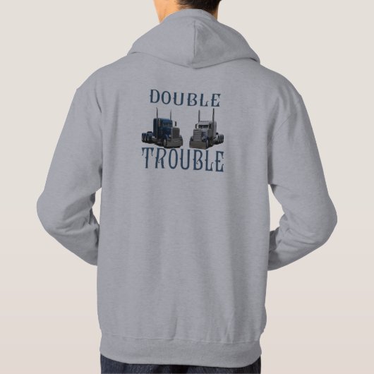 Dubbele problemen hoodie (Achterkant)