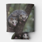 Dubbele problemen in het bladerdak: Twin Possums Blikjeskoeler (Achterkant)