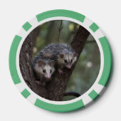 Dubbele problemen in het bladerdak: Twin Possums Poker Chips (Achterkant)
