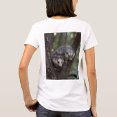 Dubbele problemen in het bladerdak: Twin Possums T-shirt (Achterkant)