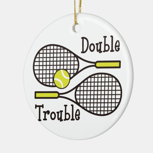 Dubbele problemen keramisch ornament (Links)