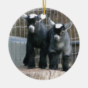 Dubbele problemen keramisch ornament