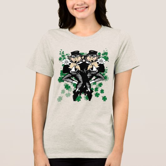 Dubbele problemen Tri-Blend shirt (Voorkant)