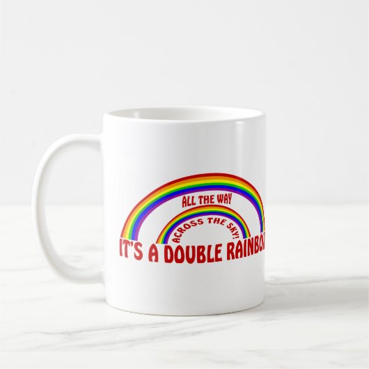 DUBBELE RAINBOW - ALLEMAAL DE MANIER! KOFFIEMOK (Links)